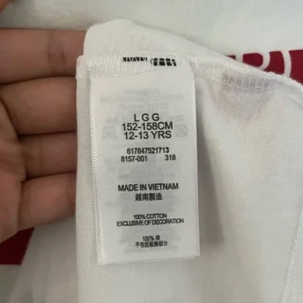 NWT 100% Cotton Levi’s Logo White Tee - Picture 5 of 5